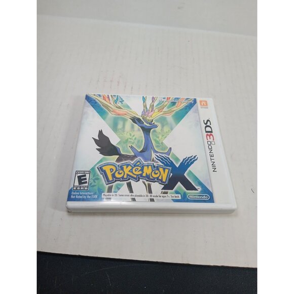 Pokemon X Nintendo 3DS Authentic Case And Manual Only NO GAME - Picture 1 of 4